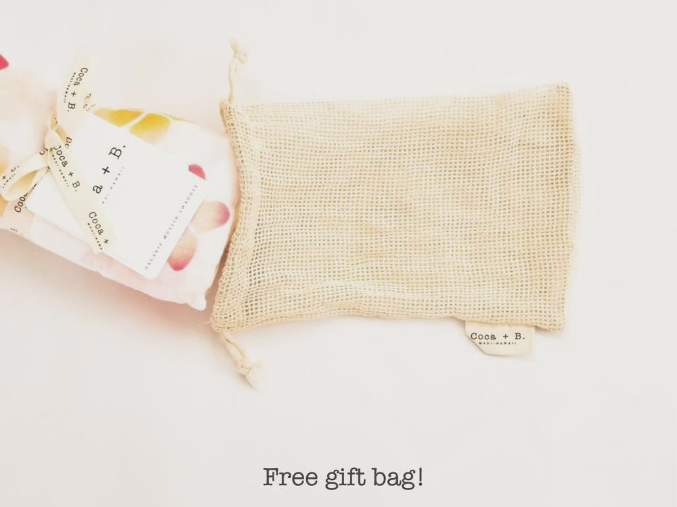 cotton mesh bag free with purchase