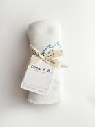 wave ocean wave surfer print baby swaddle swapped